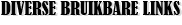 Diverse bruikbare links